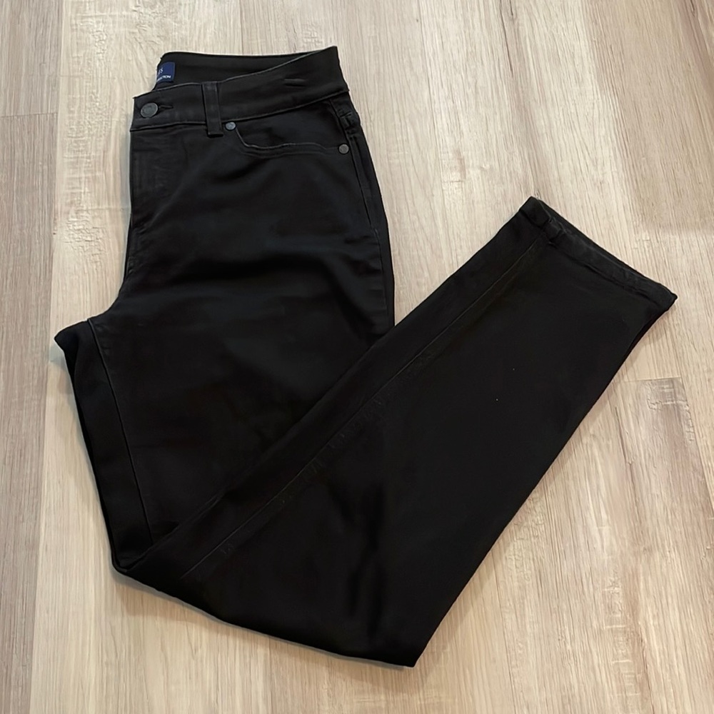 Talbots black jeans like new size 4 curvy ankle​​​​​​
